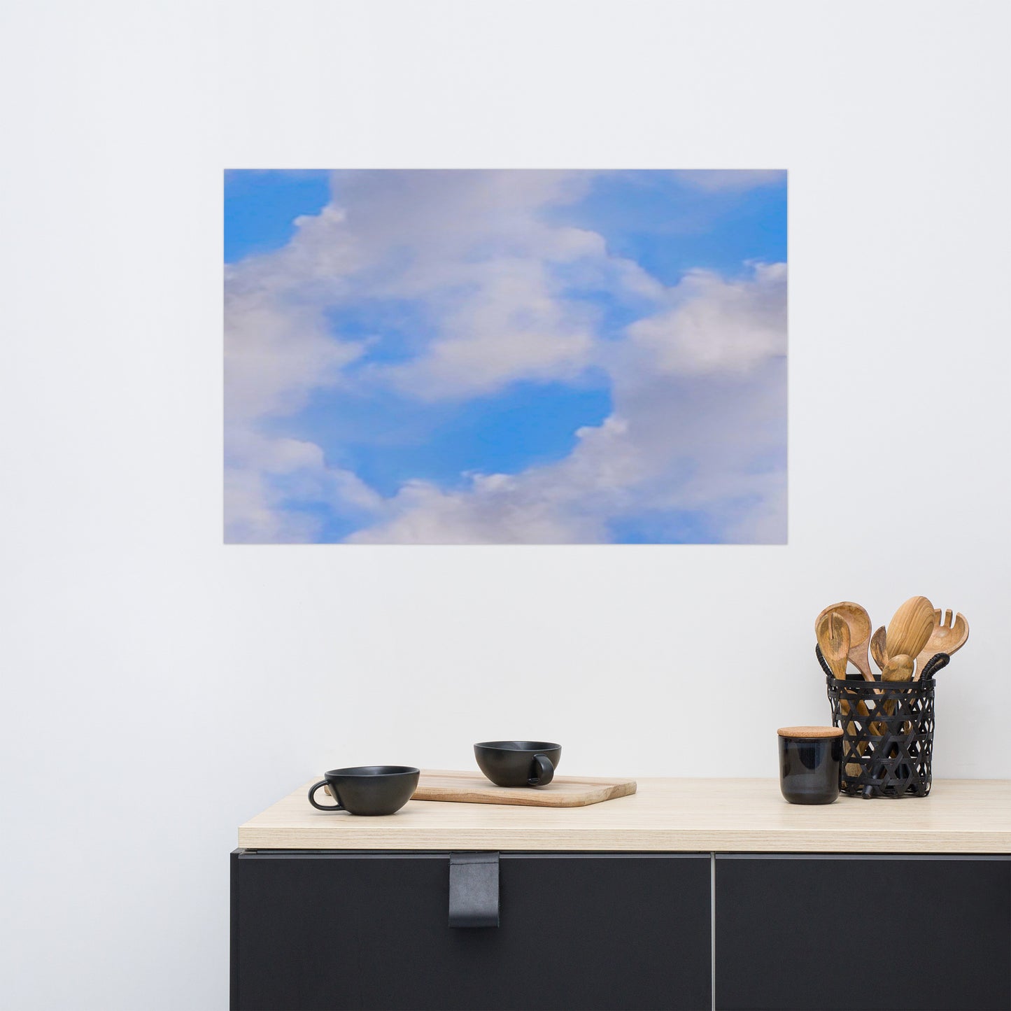 Cloudy Daze Luster Photo paper poster