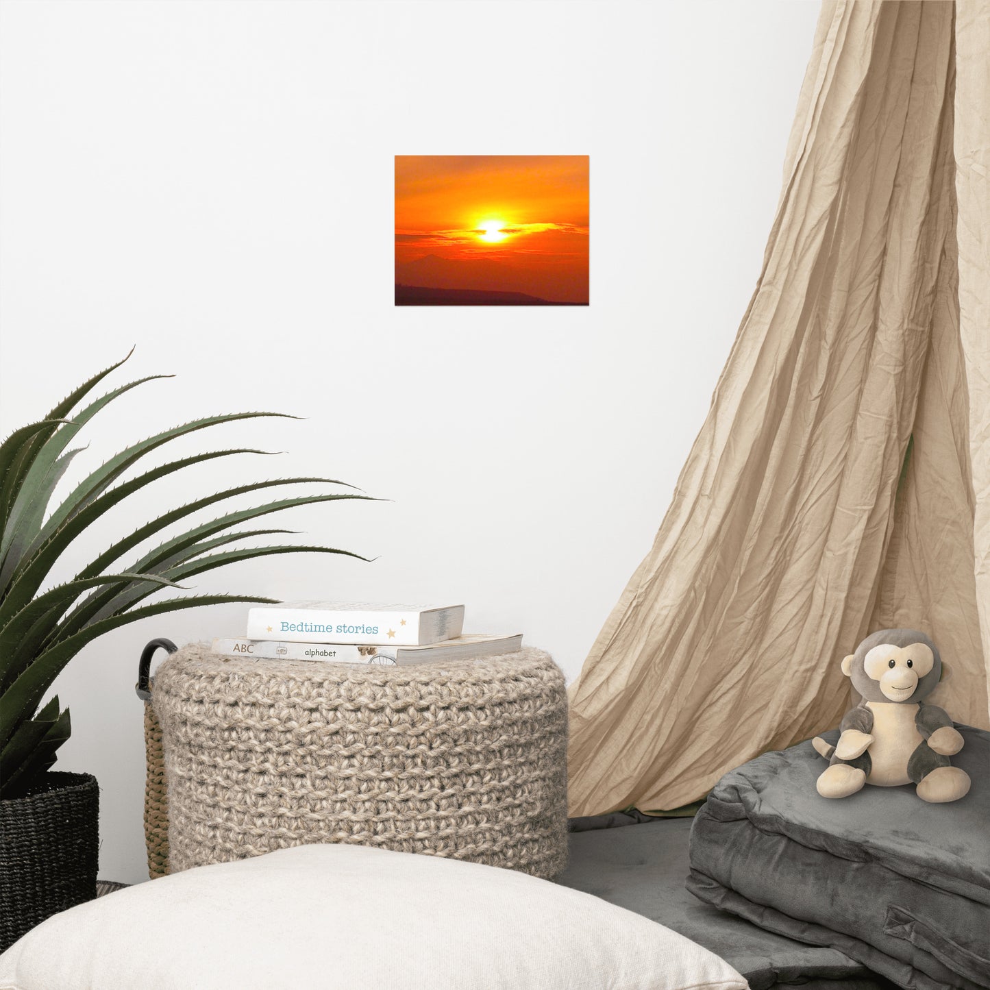 Sunset Mountain #2  Luster Photo paper poster