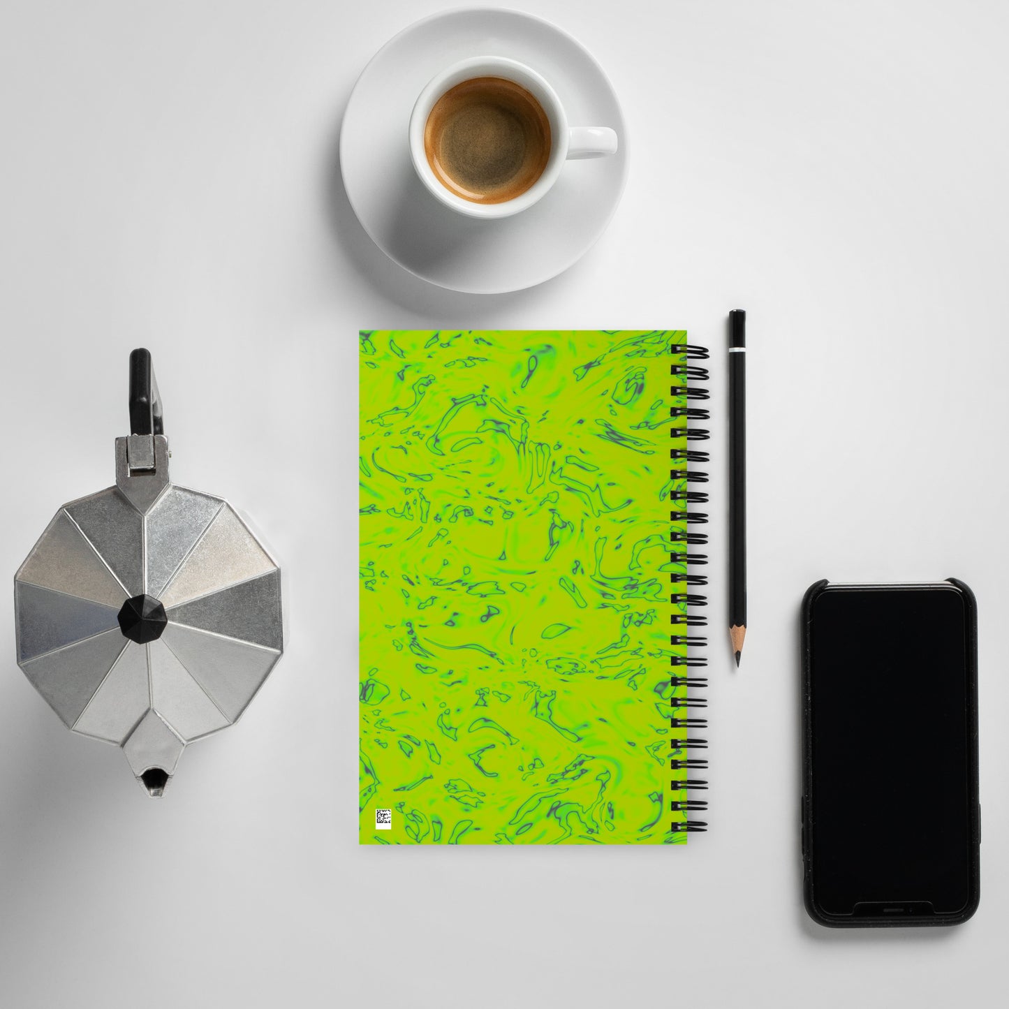 Rorschach Green, Spiral notebook