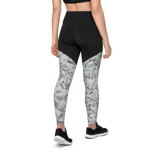 Rorschach White Sports Leggings