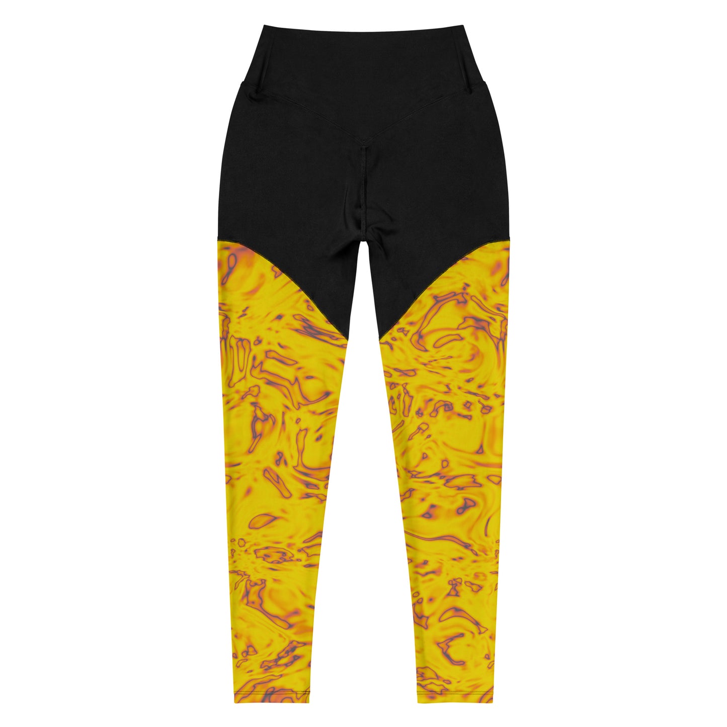 Rorschach Orange Sports Leggings