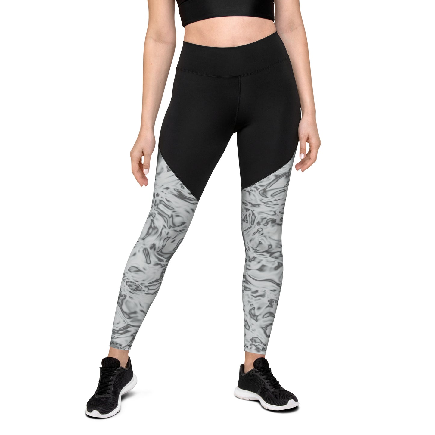 Rorschach White Sports Leggings