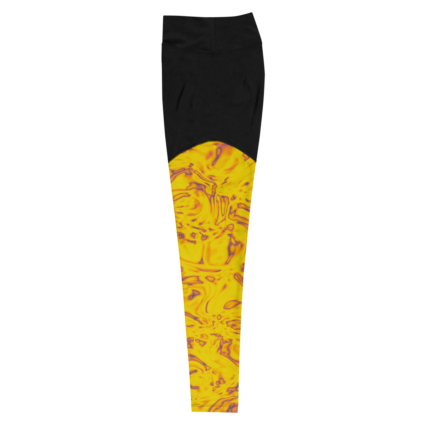 Rorschach Orange Sports Leggings