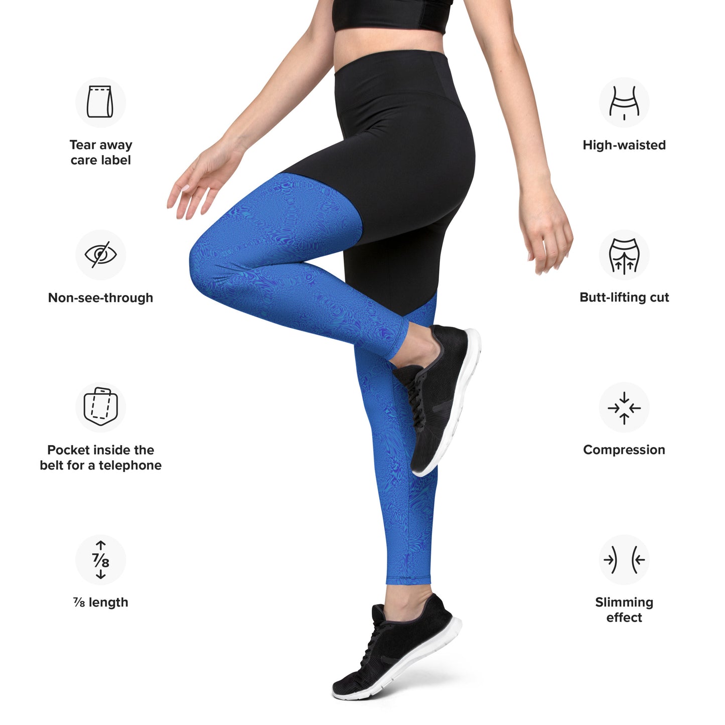 Blue Tiger Sports Leggings