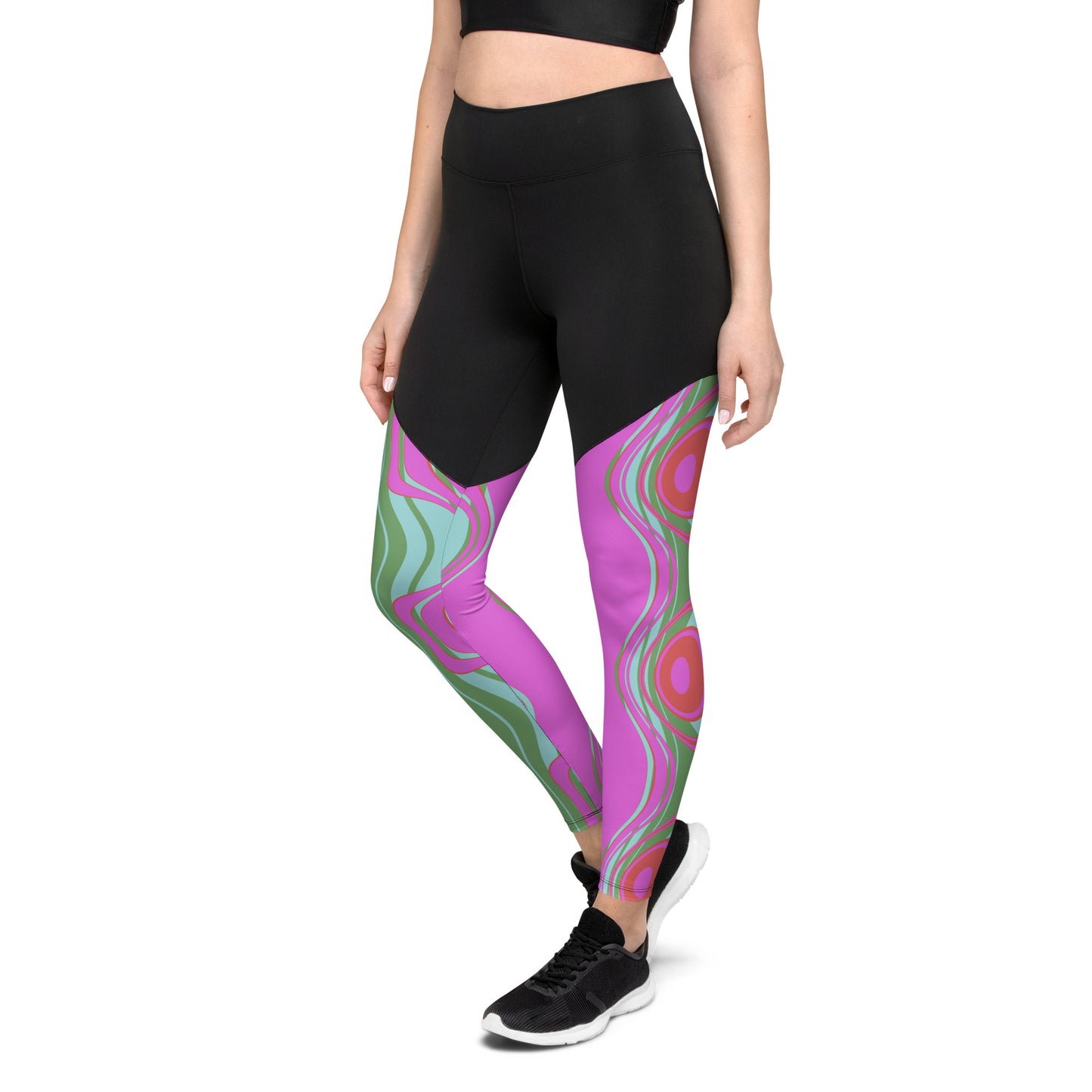 The Far Out Wave Sports Leggings