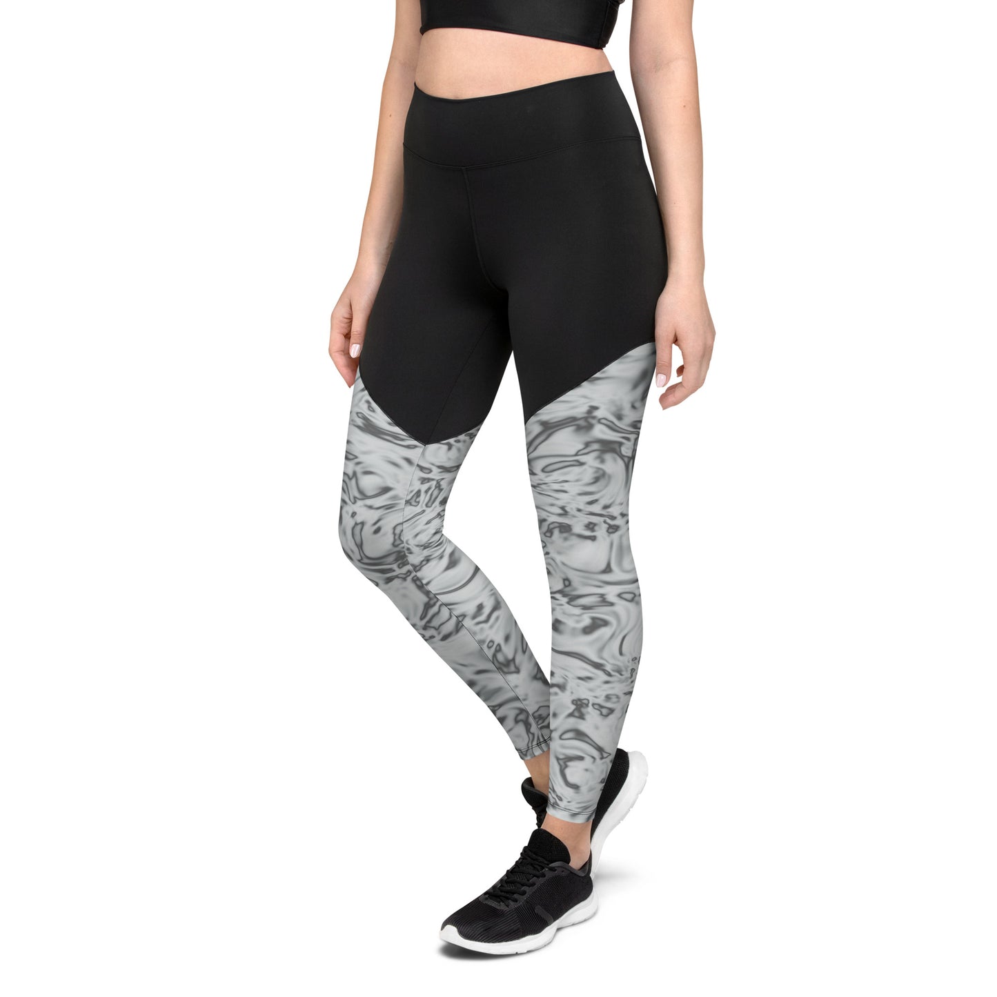 Rorschach White Sports Leggings