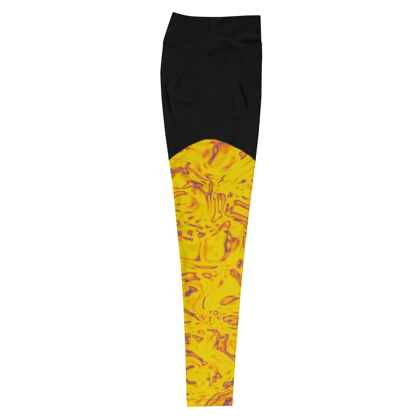 Rorschach Orange Sports Leggings