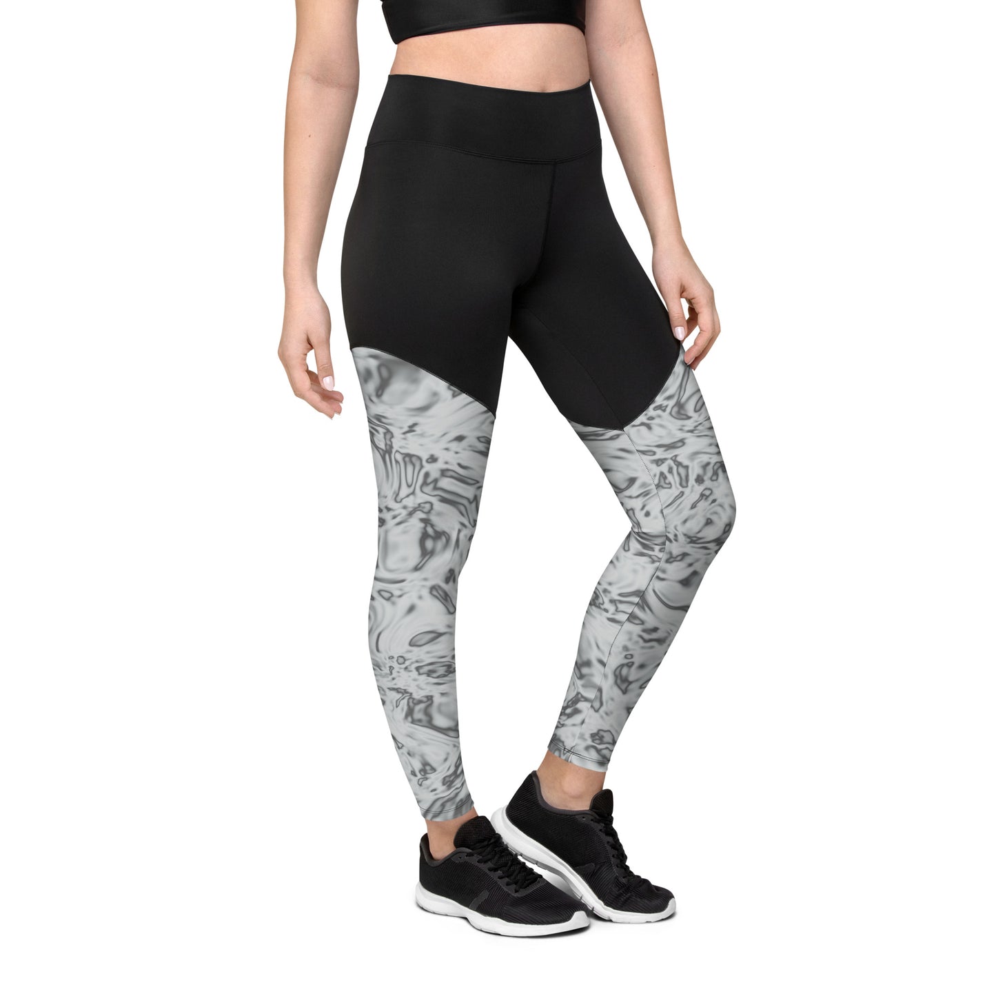 Rorschach White Sports Leggings