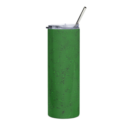 Green Tiger stainless steel tumbler