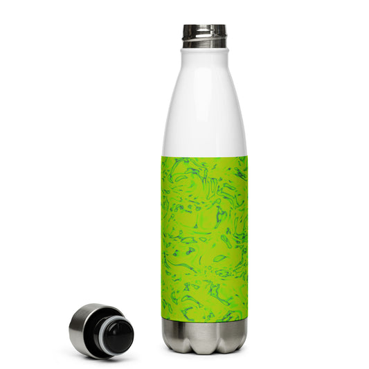 Rorschach Green Stainless Steel Water Bottle