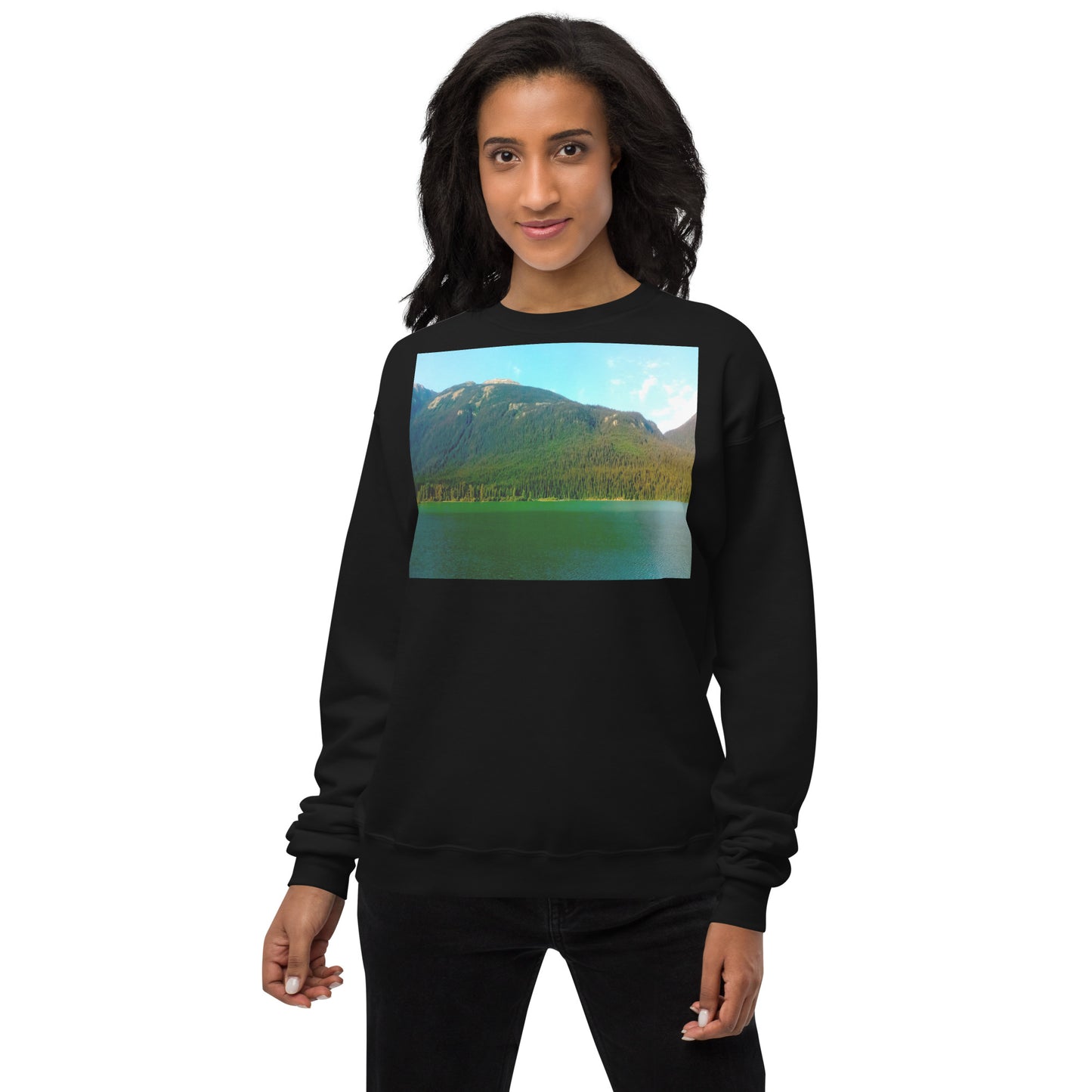 Mountain Bay #3 Unisex fleece sweatshirt