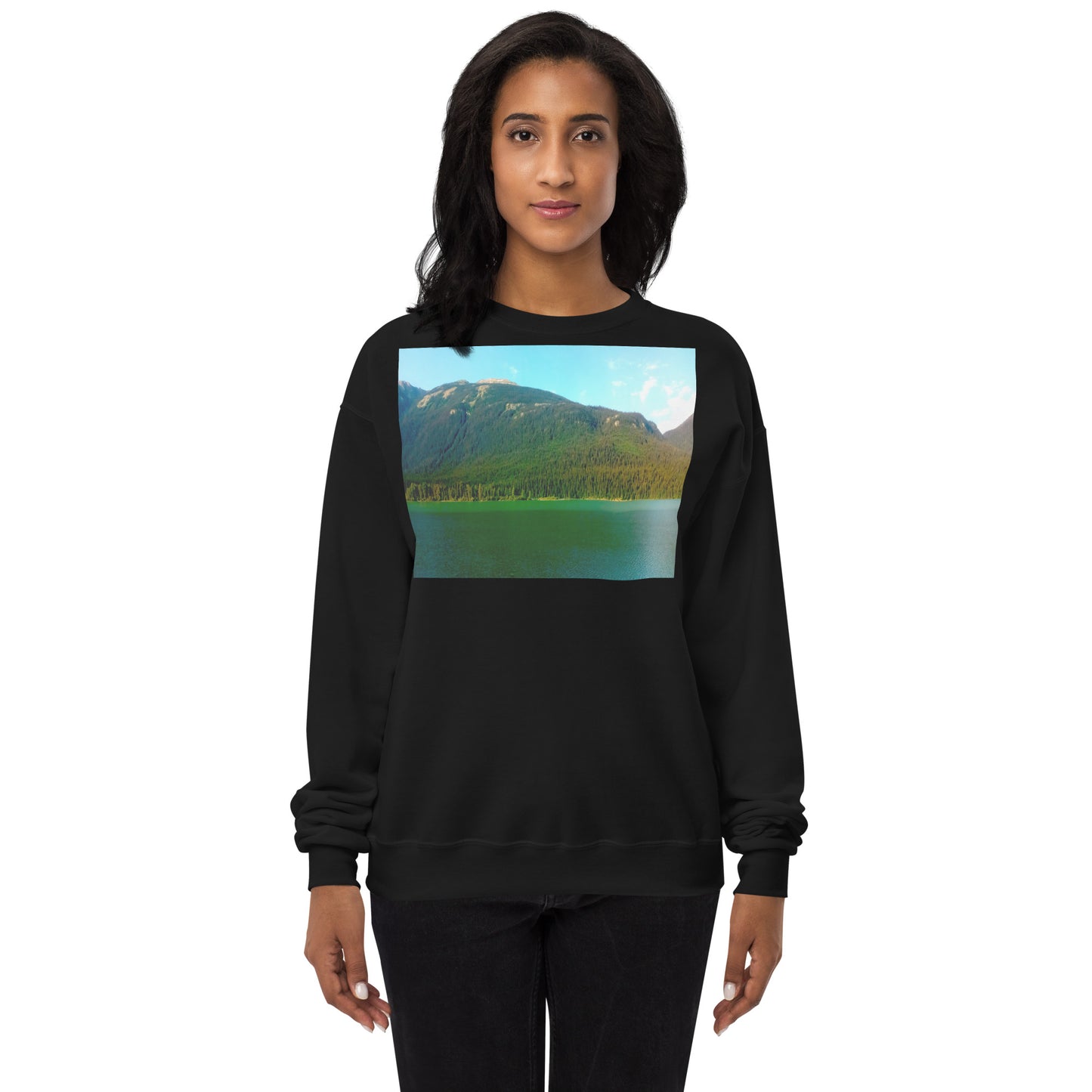 Mountain Bay #3 Unisex fleece sweatshirt