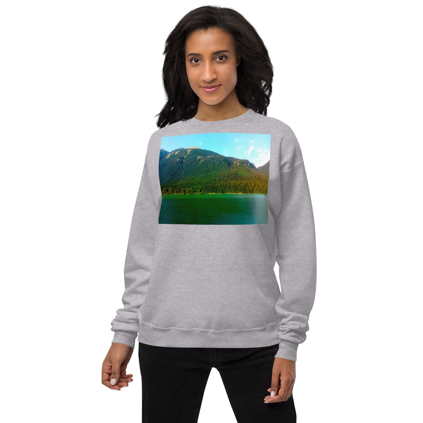 Mountain Bay #3 Unisex fleece sweatshirt