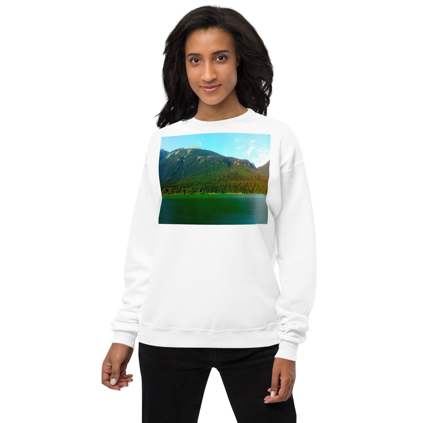 Mountain Bay #3 Unisex fleece sweatshirt