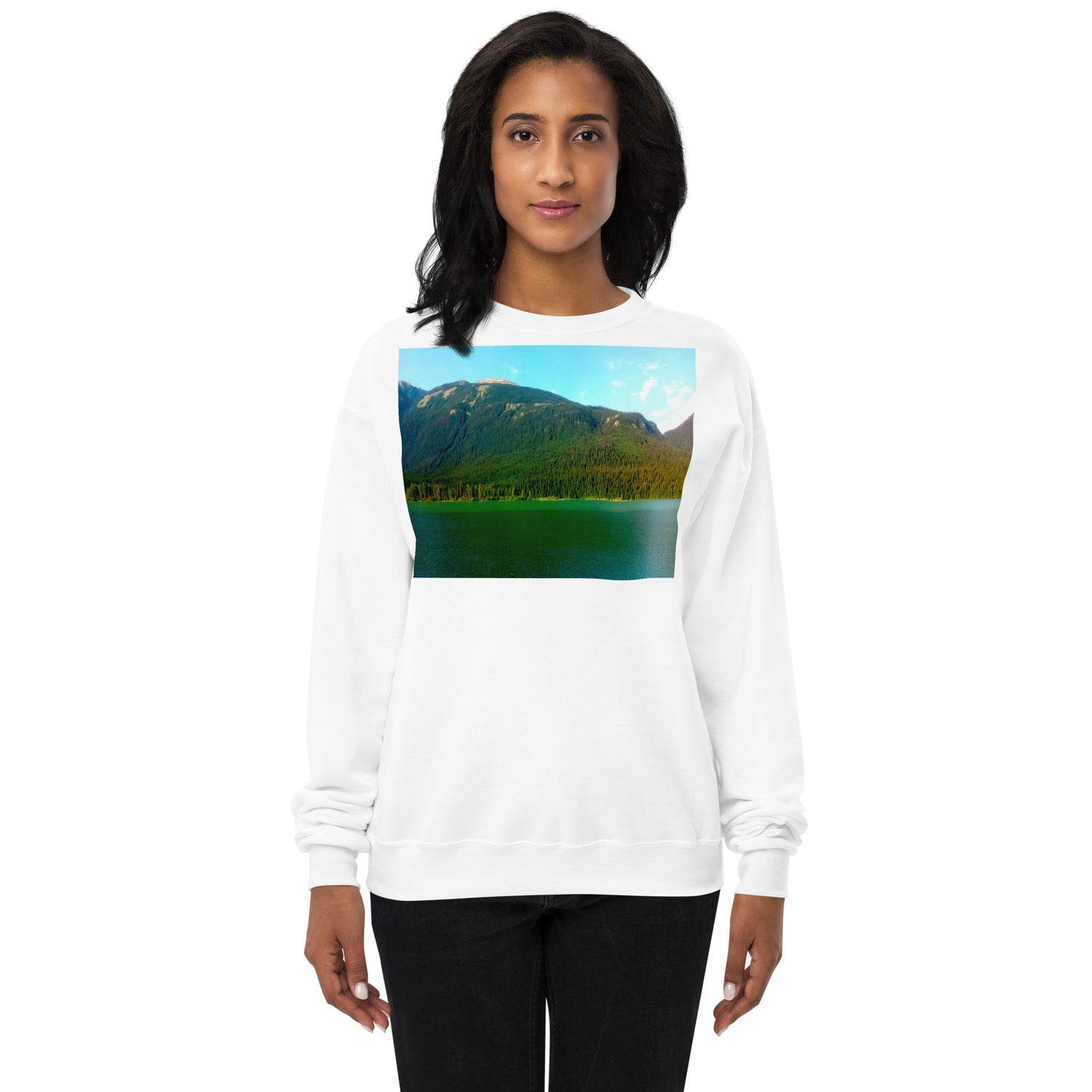 Mountain Bay #3 Unisex fleece sweatshirt