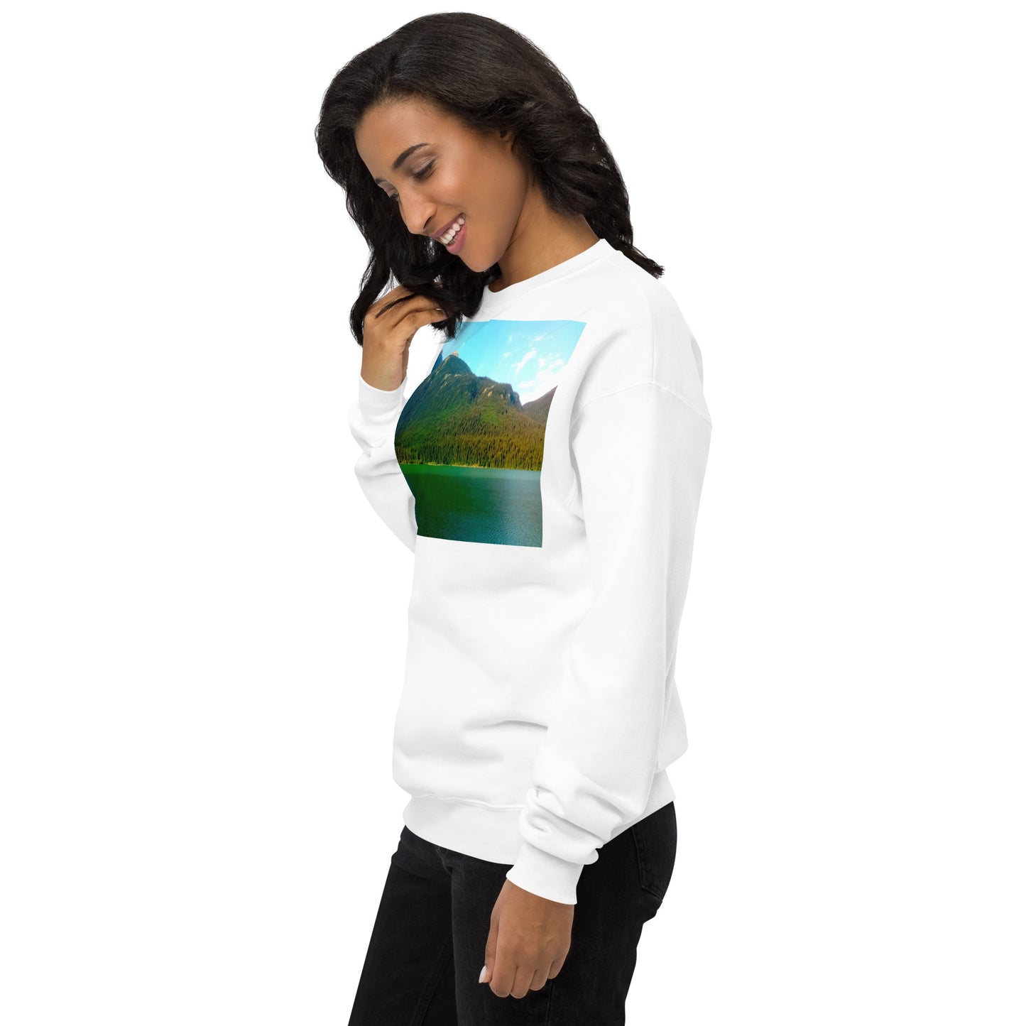 Mountain Bay #3 Unisex fleece sweatshirt